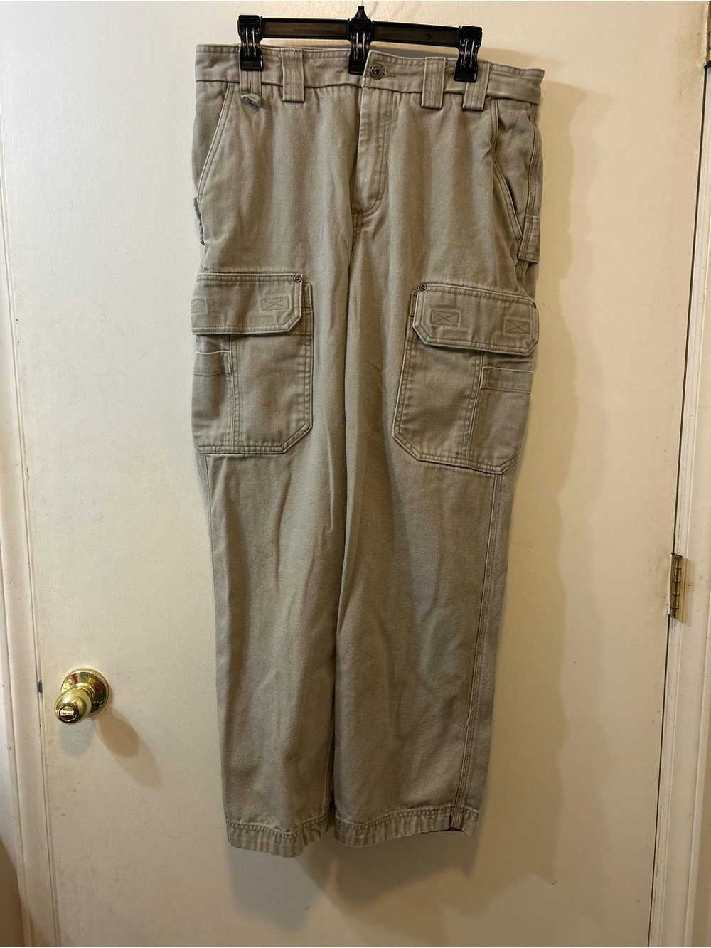 Duluth Trading Co Men's Cargo Pants - Light Khaki